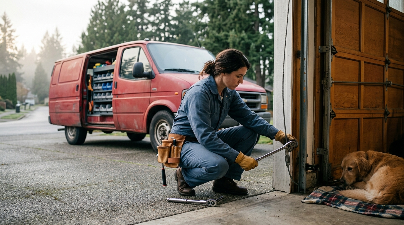 Who Repairs Broken Garage Door Cables in Marysville?