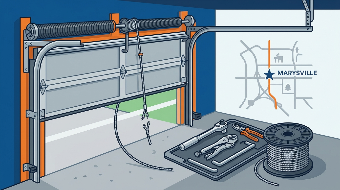 Who Repairs Broken Garage Door Cables in Marysville?