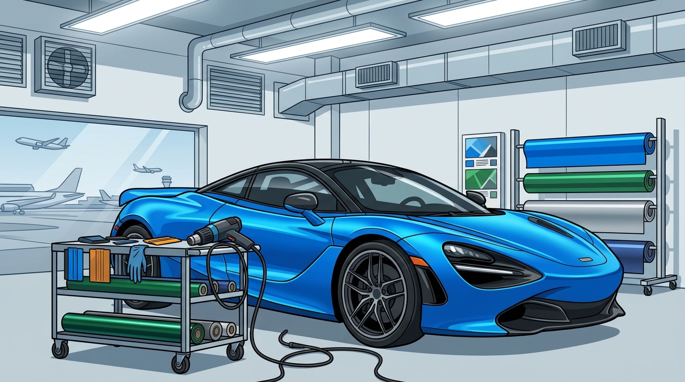 Full Color-Change Wraps for Luxury and Exotic Cars in DFW