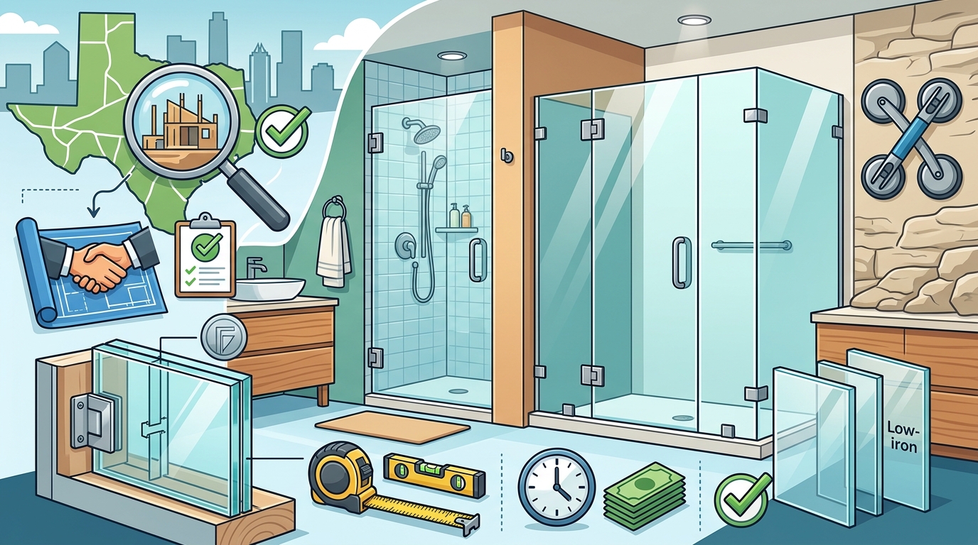Frameless Glass Shower Doors in Austin: The 2026 Selection Guide