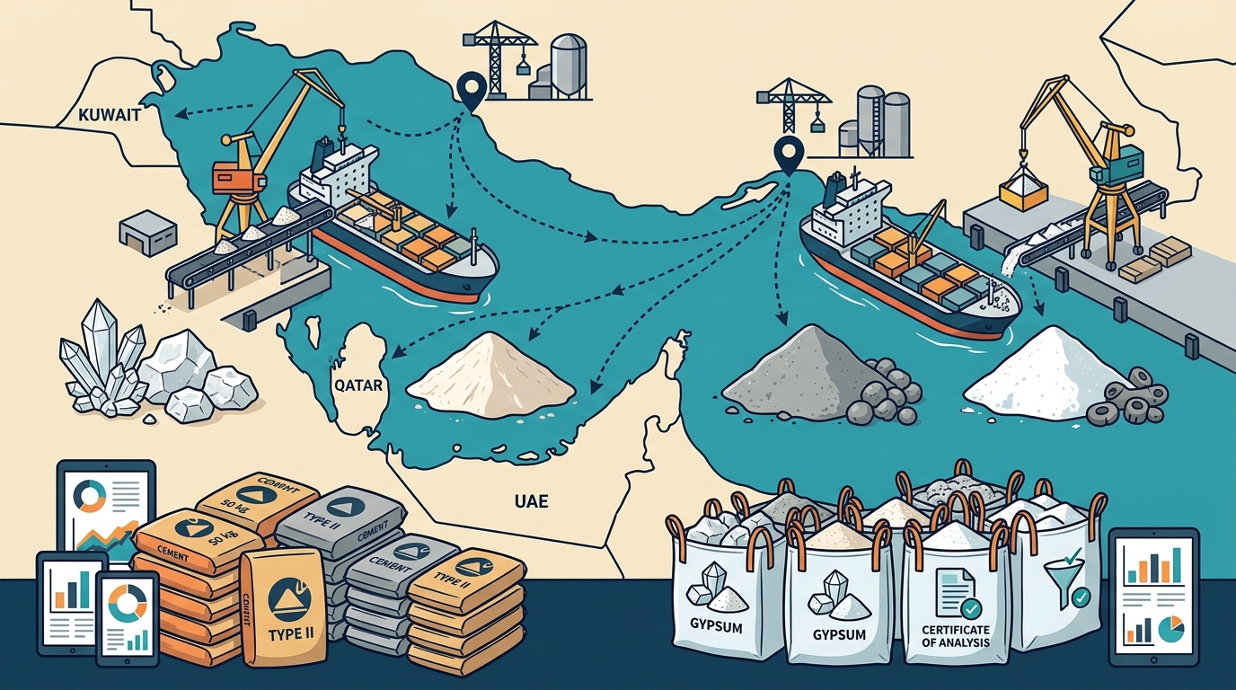 Iranian Gypsum and Cement Suppliers for the Gulf
