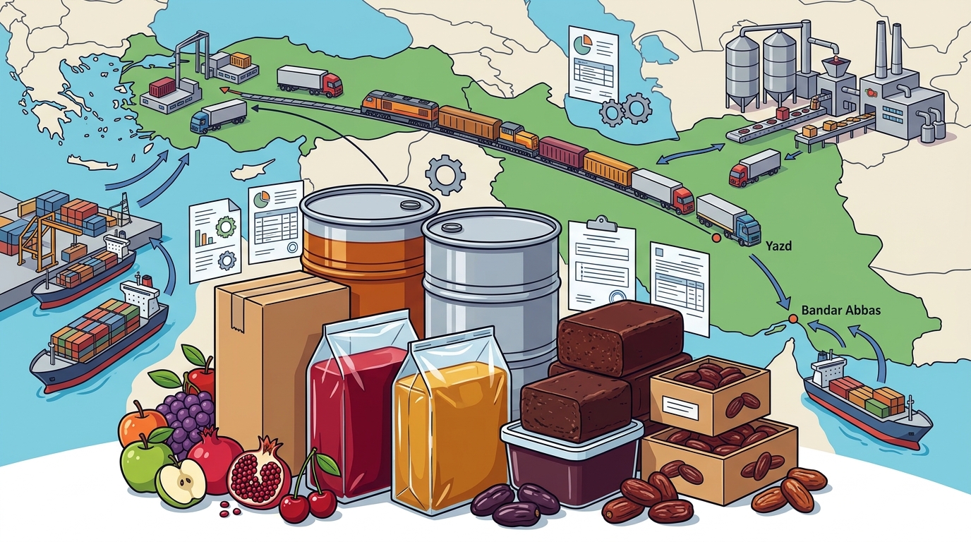 Iranian Exporters for Fruit Juice Concentrate and Date Paste in