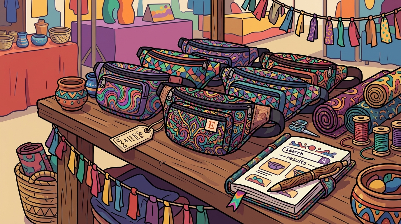 Where to Find Fanny Packs with Trippy or Colorful Prints