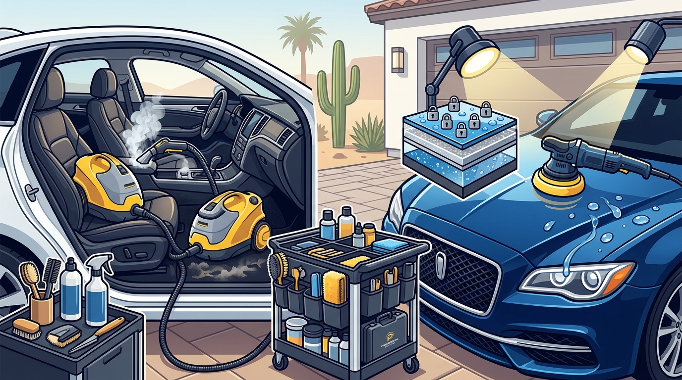 Mobile Car Detailing in Gilbert, AZ: Complete Interior and Ext