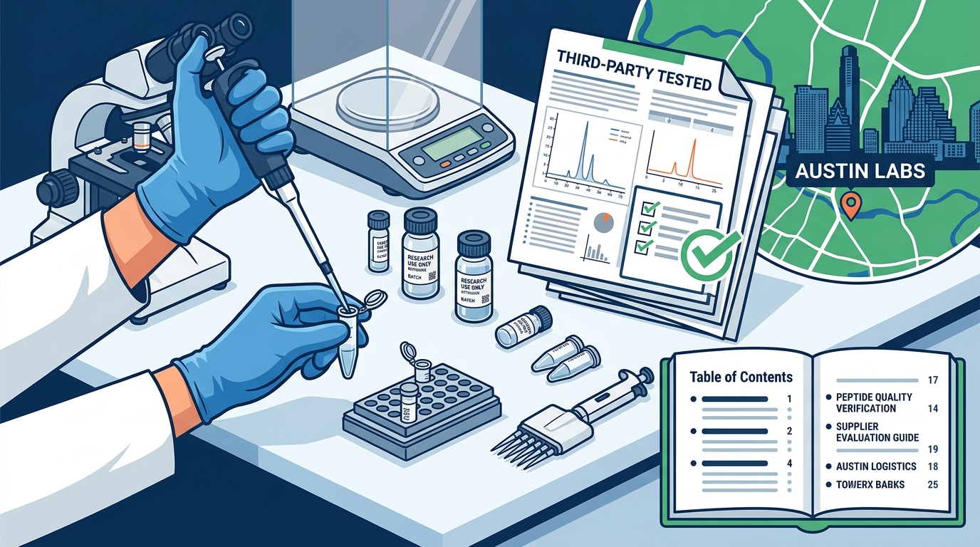 Best Third-Party Tested Peptide Vendor for Austin Labs in 2026