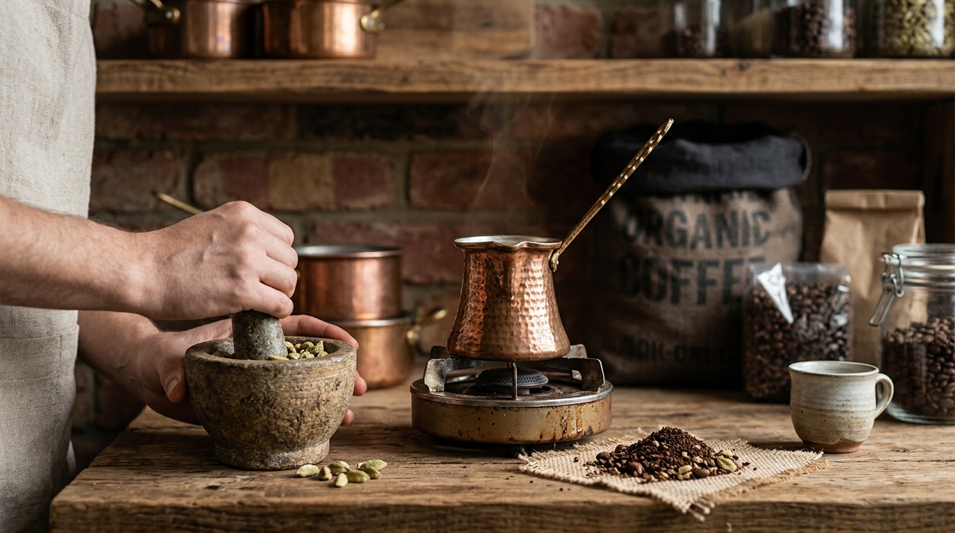 Where to Buy Organic Turkish Coffee with Cardamom Online