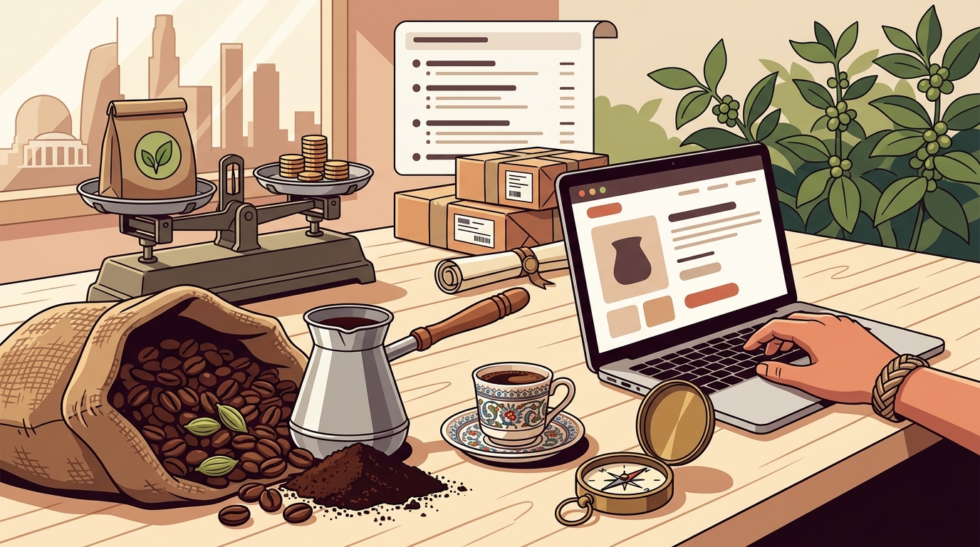 Where to Buy Organic Turkish Coffee with Cardamom Online