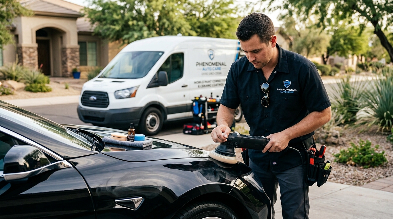 Mobile Paint Correction & Ceramic Coating in Tempe, AZ