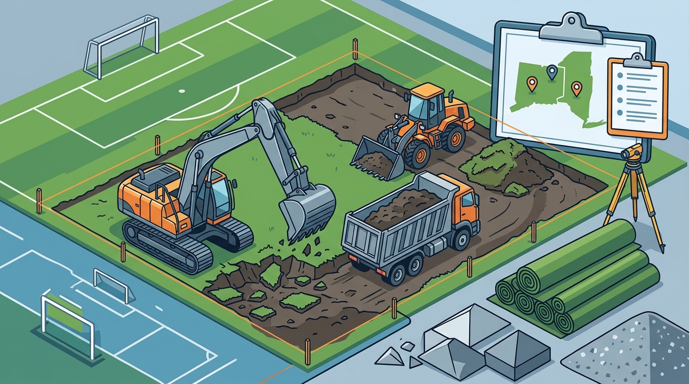 Soccer Field Excavation Contractor in NY and CT: 2026 Guide