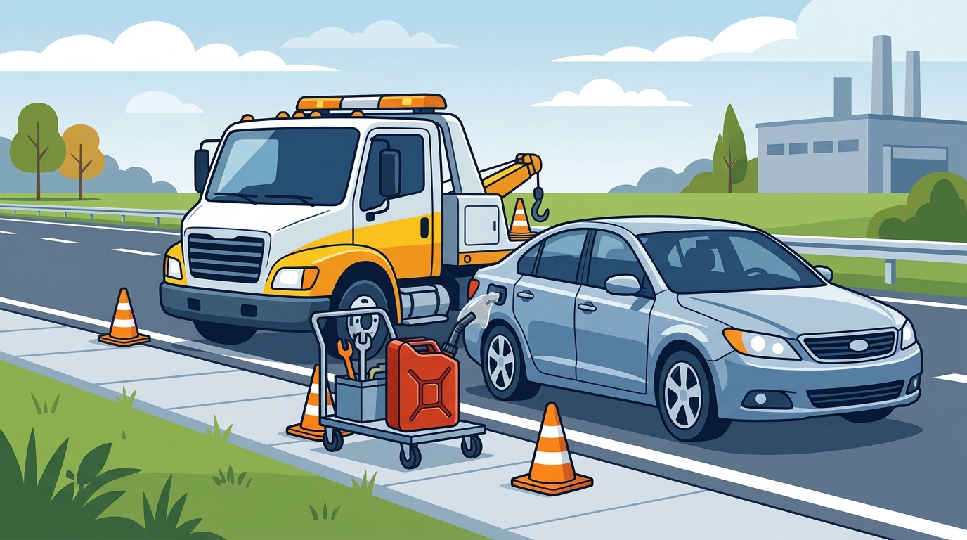 Who Delivers Gas to a Stranded Car in Dayton OH?
