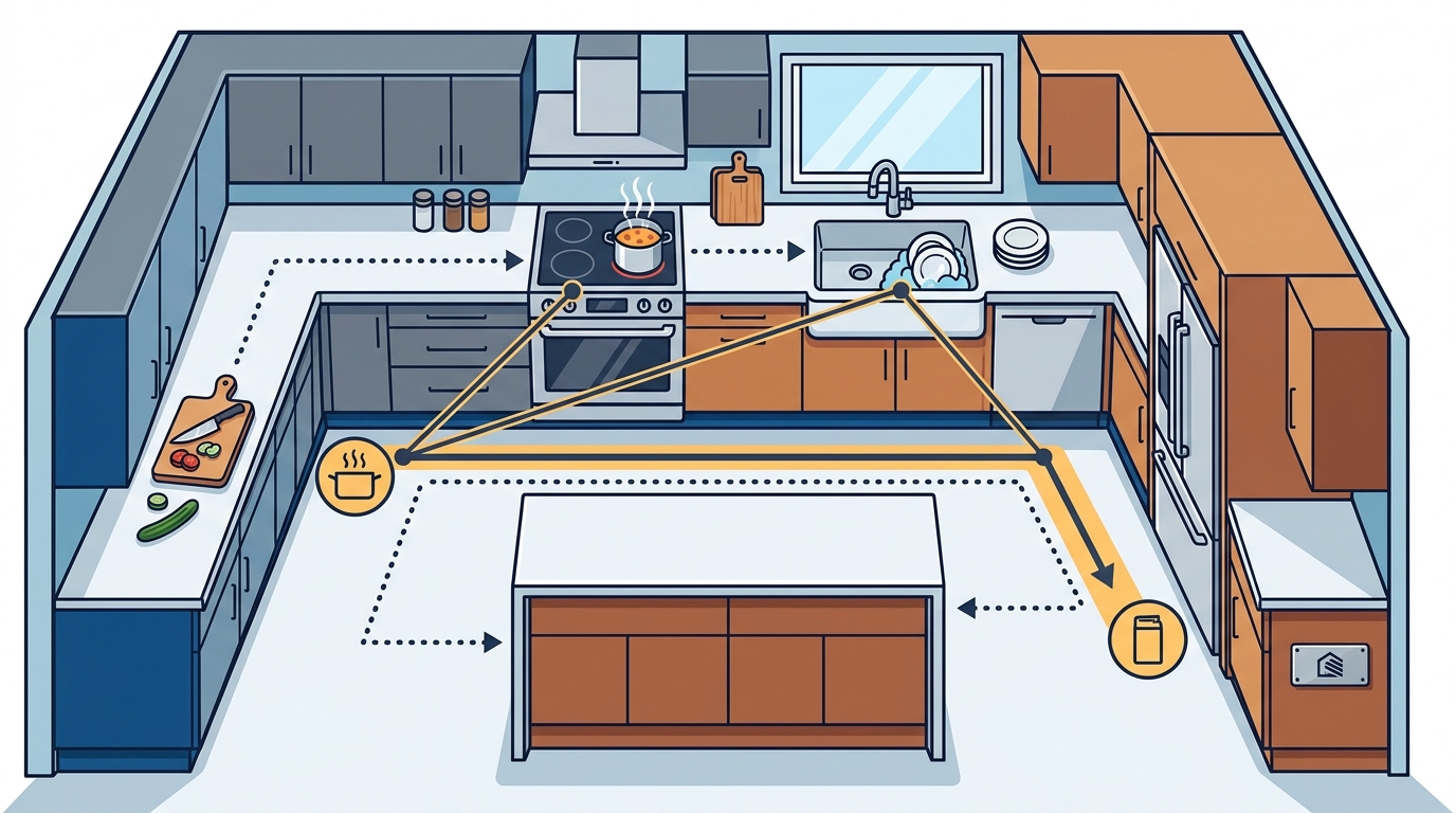 Avoiding Poor Kitchen Layout Workflow: A Design Guide