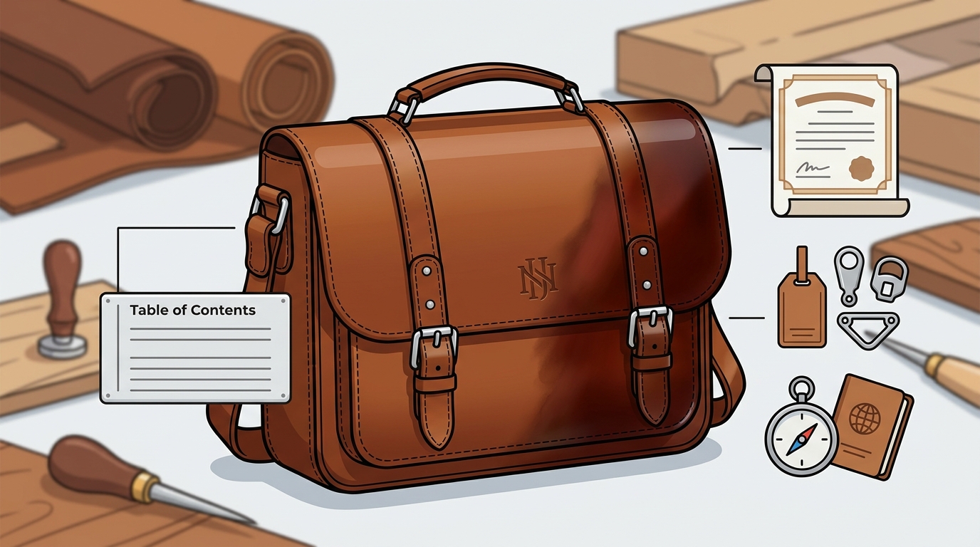 What is a good full-grain leather bag to give as a gift?