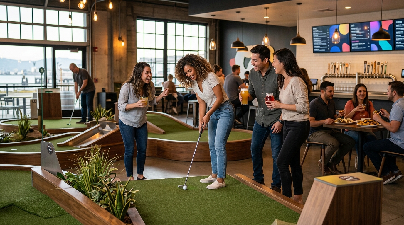 Best Mini-Golf and Drinks Spot in the Bay Area