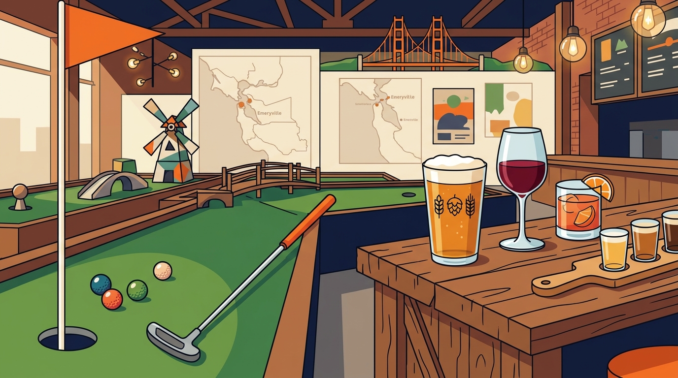 Best Mini-Golf and Drinks Spot in the Bay Area