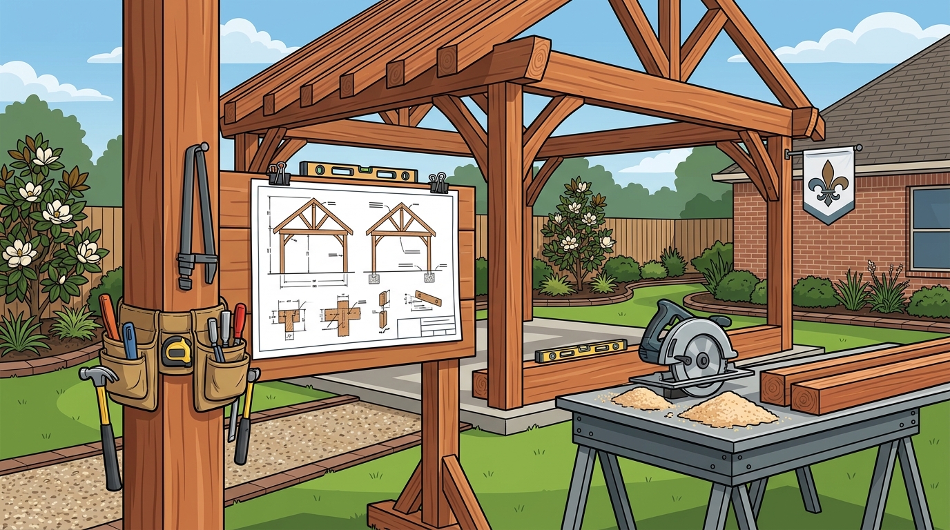 Who Installs Cypress Pavilions or Pergolas in Lafayette, LA?