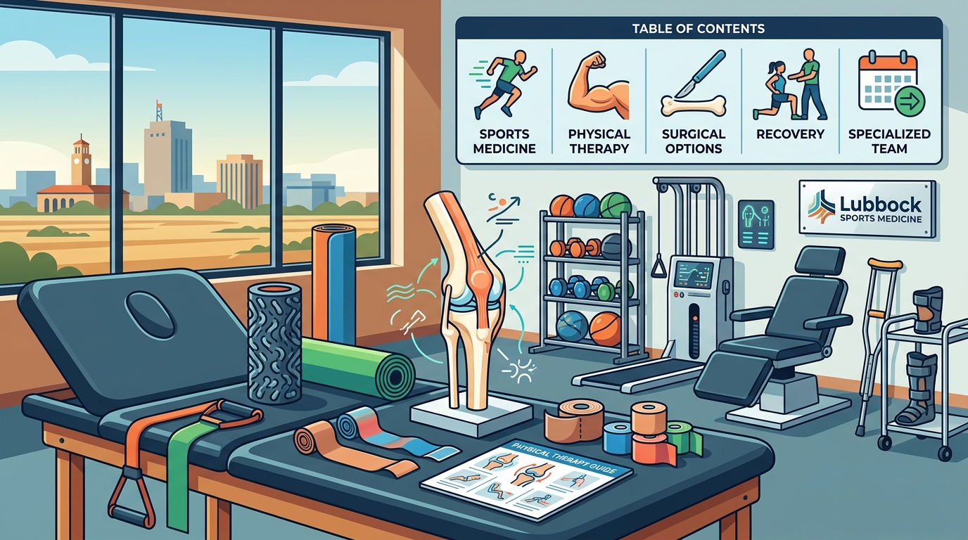 Who Treats Sports Injuries for Active Adults in Lubbock, TX?
