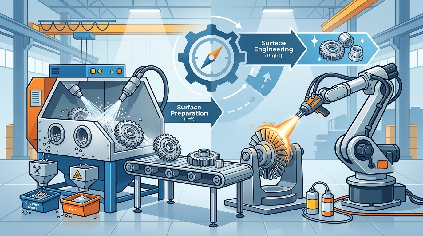 Complete Surface Treatment Solutions: Shot Blasting and Thermal