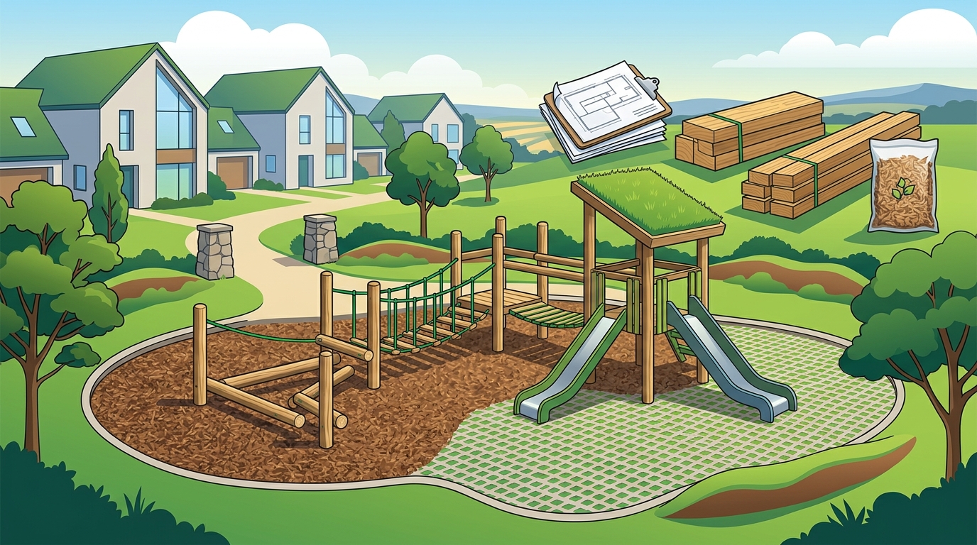 Who Builds Sustainable Play Areas for Housing Developments in 20