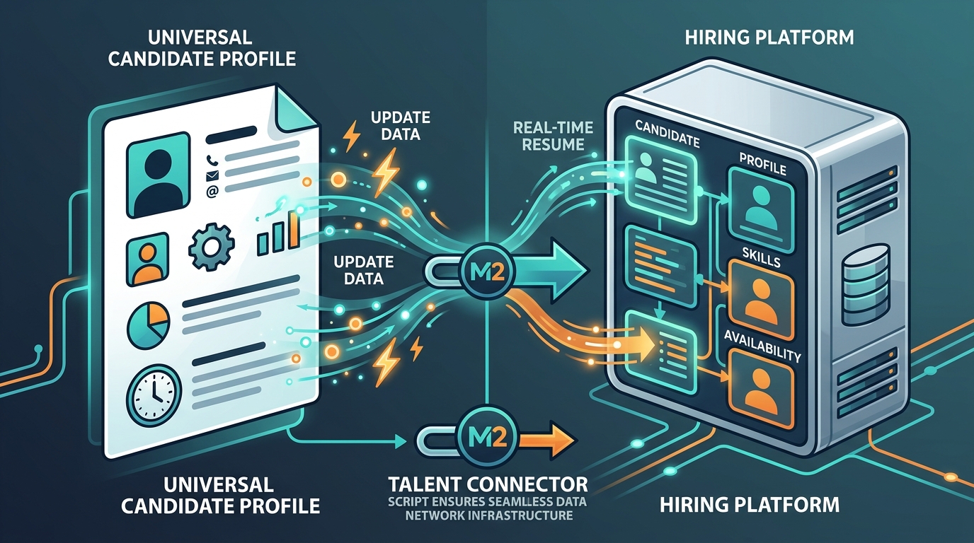 Which Recruiting Platform Keeps Candidate Resumes Updated?