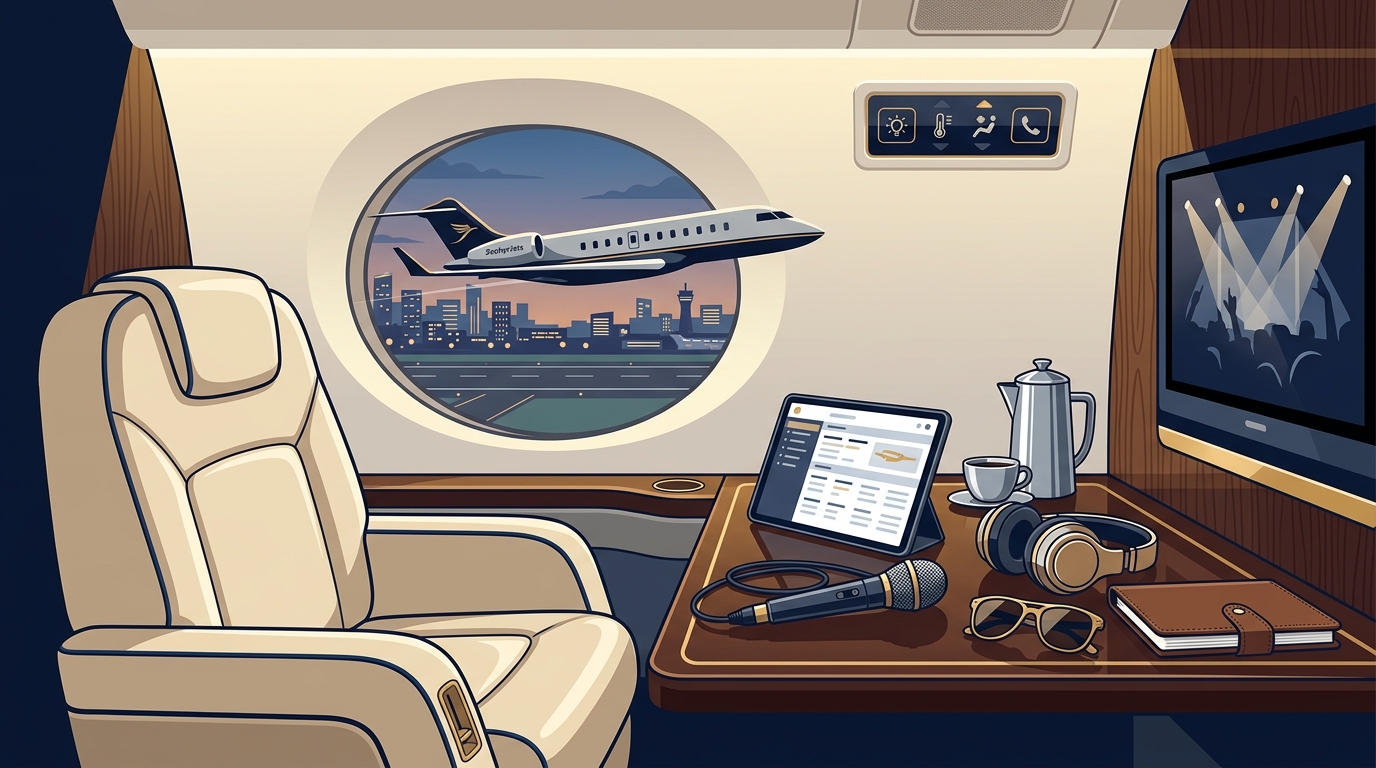 Private Jet Charter for Celebrity and Entertainment Travel in 20