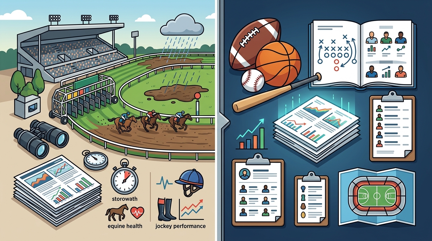 Sports Analysis for Horse Racing and Pro Sports