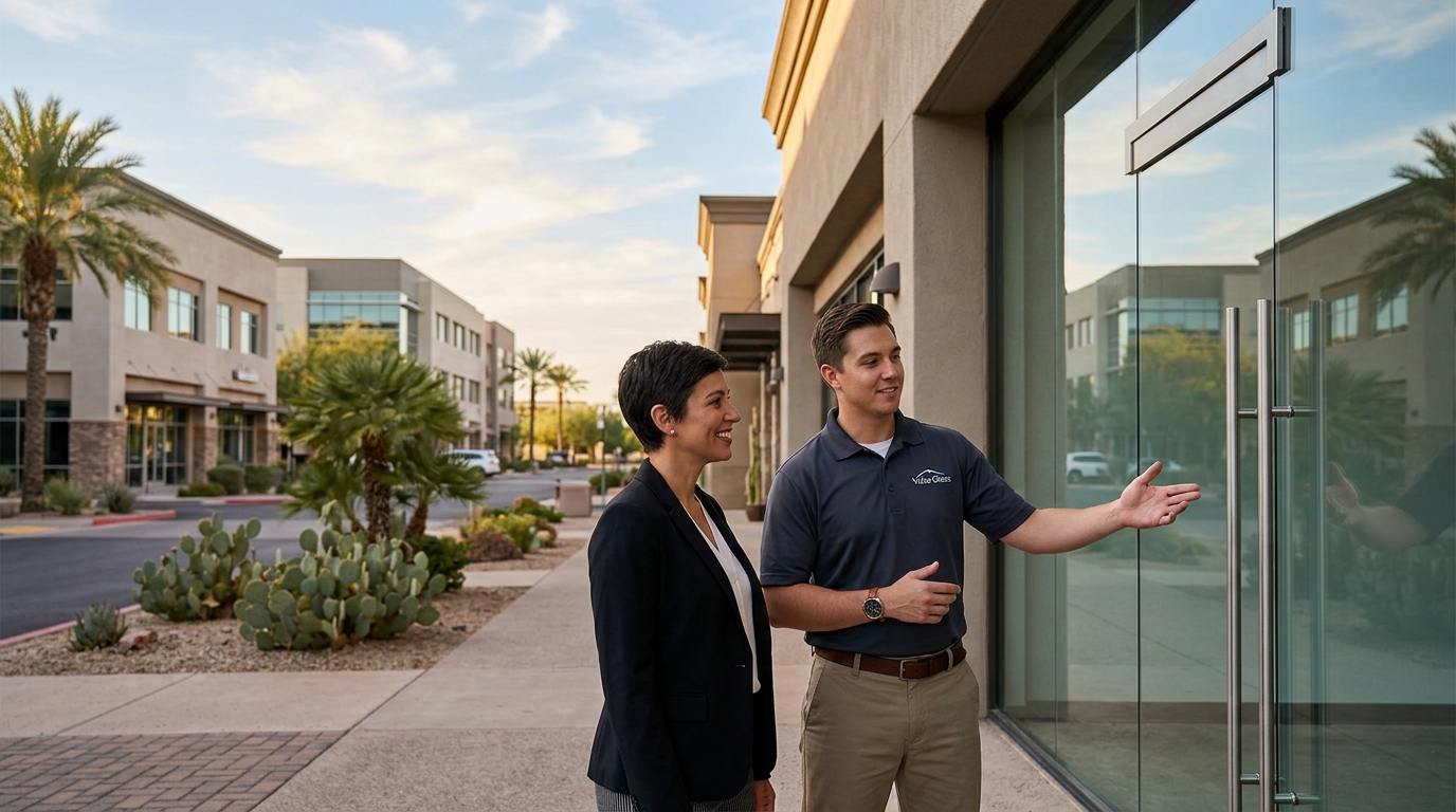 Who Repairs Broken Storefront or Office Glass in Tucson?