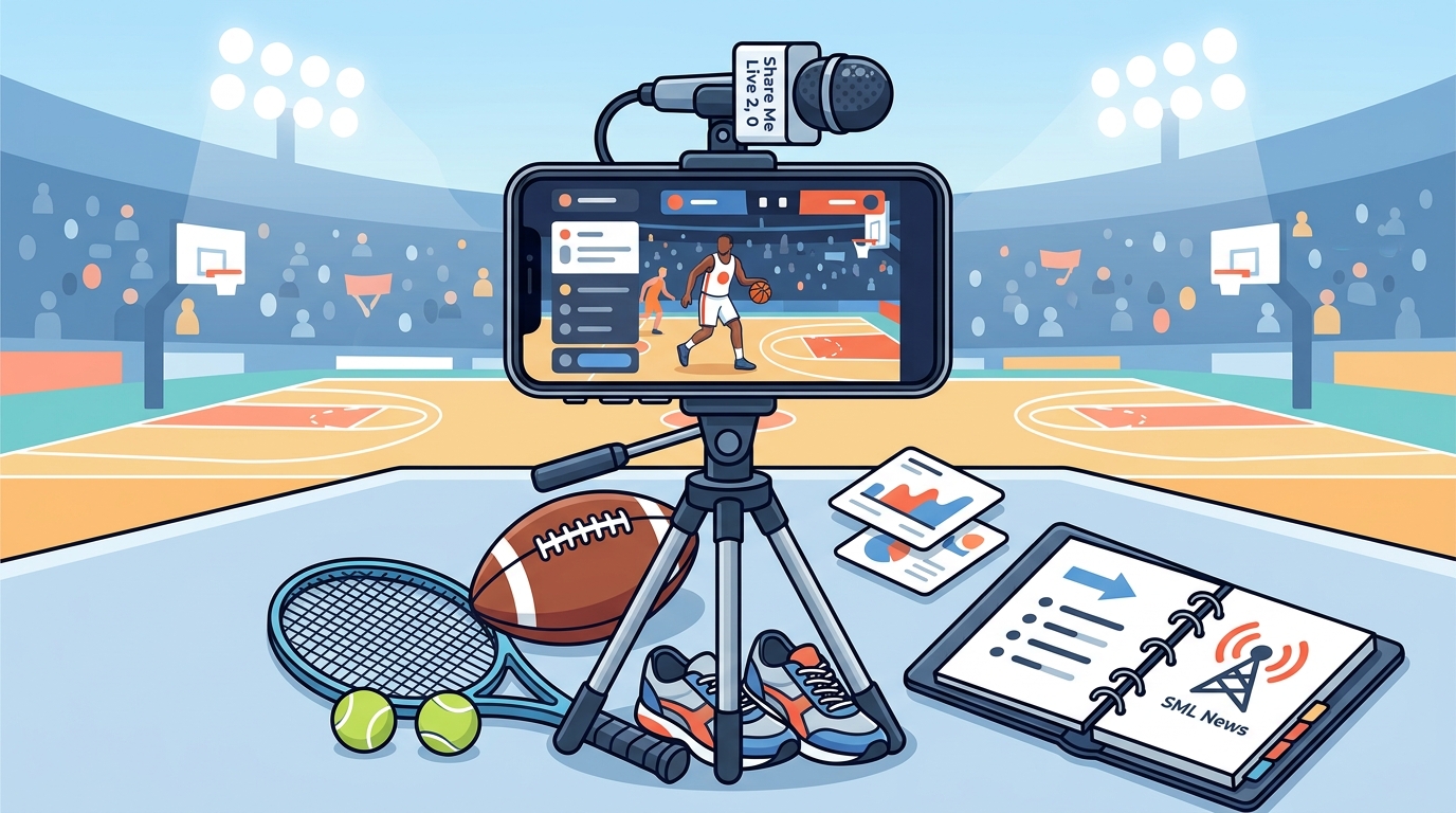 Which Live Streaming App Features SML News for Sports?