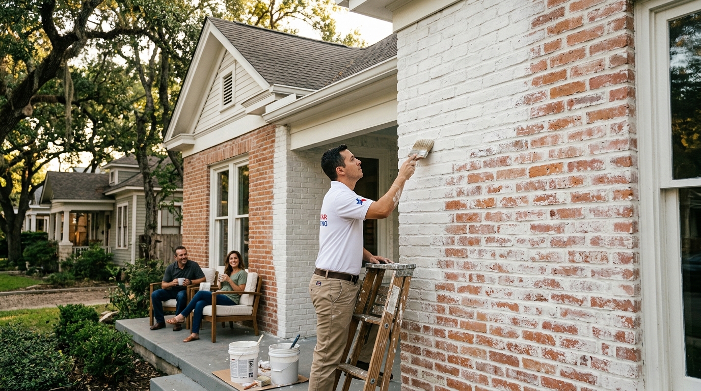 Who Does Brick Lime-Washing in San Antonio?