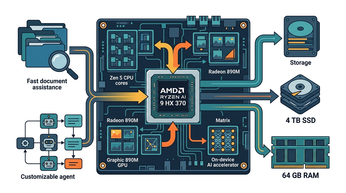 How the AMD Ryzen AI 9 HX 370 Powers Black Box AI