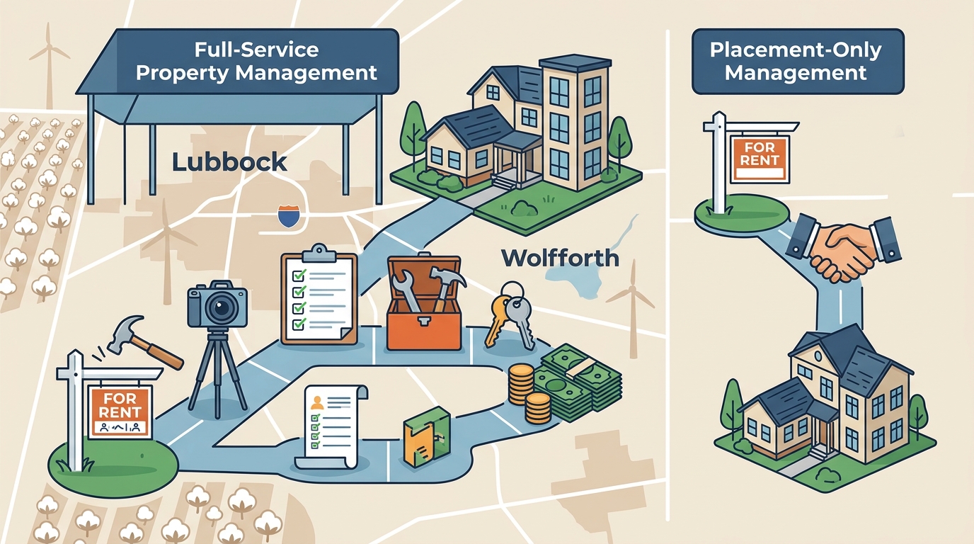 Full-Service vs. Placement-Only Property Management in Lubbock