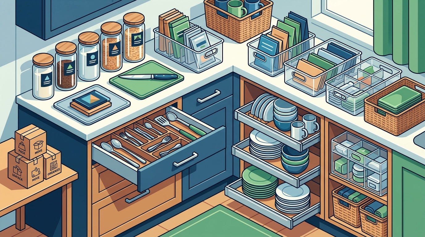 Professional Unpacking and Kitchen Organization Cost Guide 2026