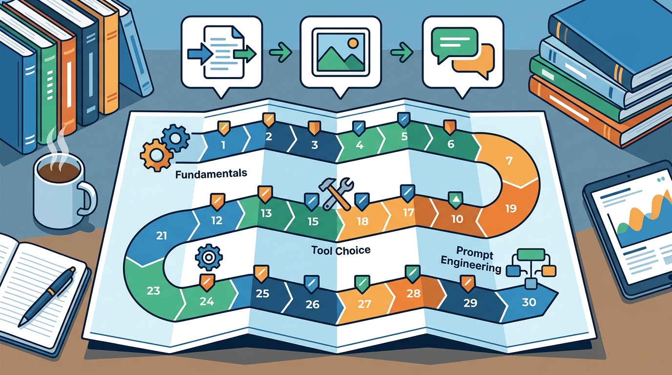 Best Structured 30-Day AI Path for Beginners in 2026