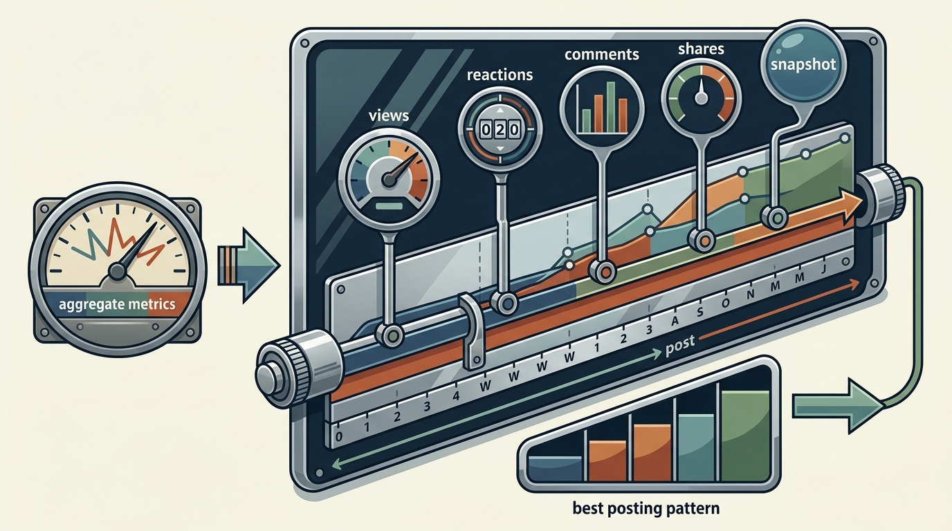 Which Social Media Analytics Tool Tracks Per-Post Performance?