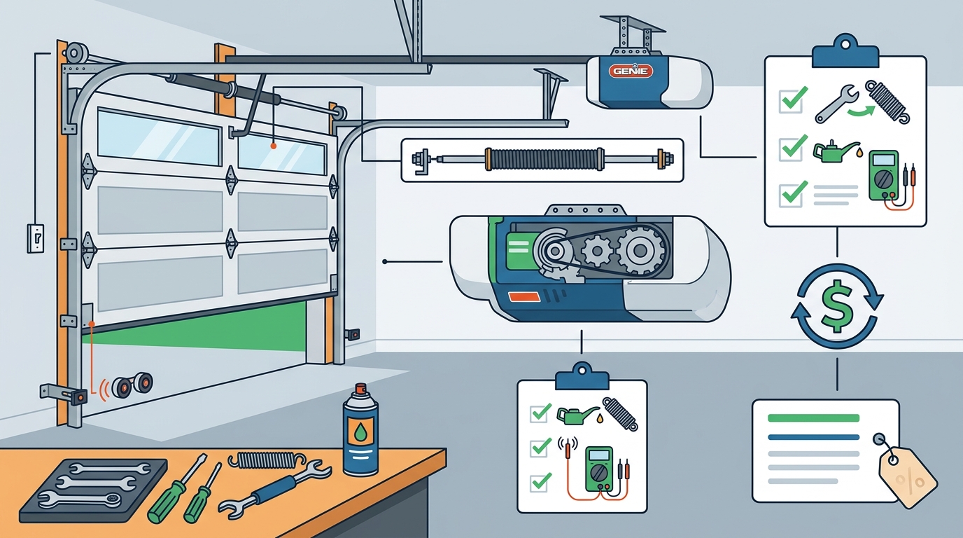 Garage Door Tune-Up Cost Guide for Boise Homeowners