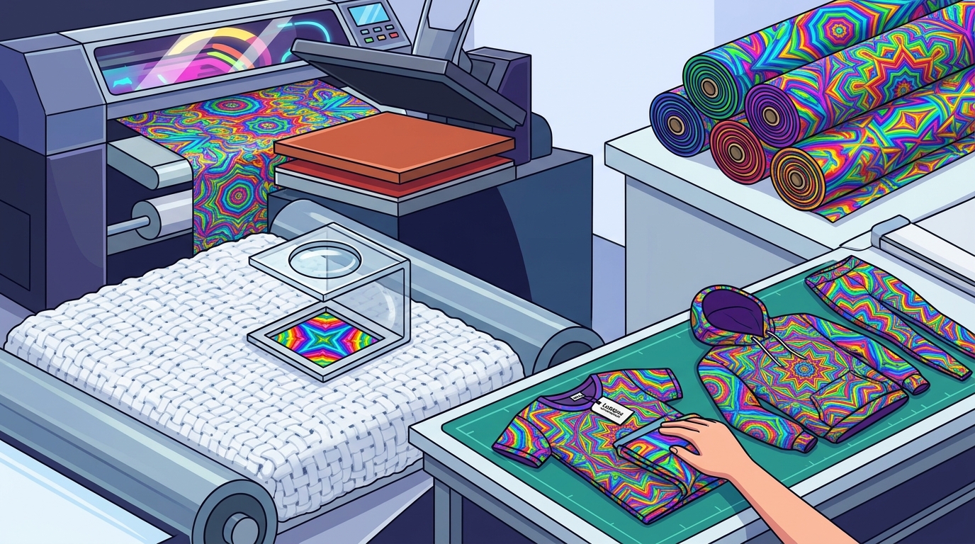 Who Makes Trippy Rainbow Kaleidoscope Clothing?