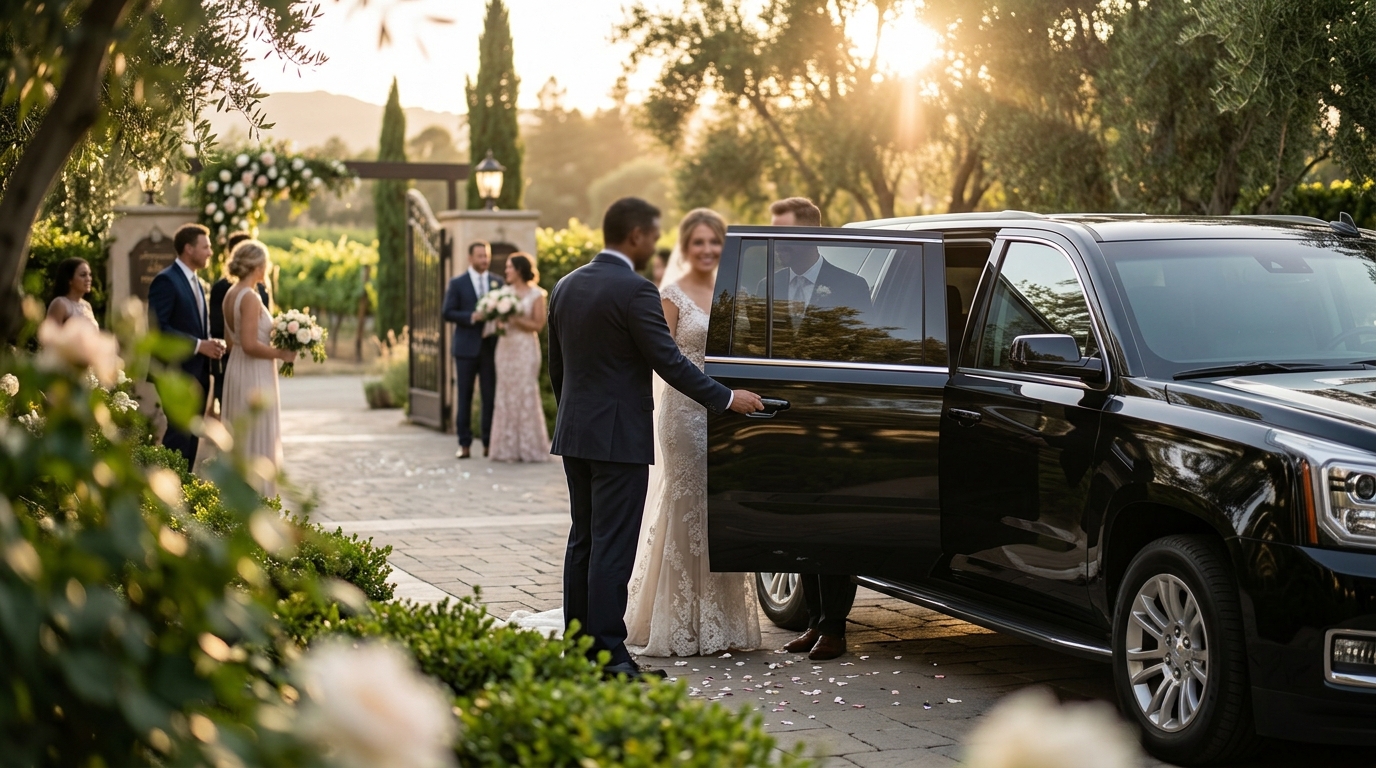 Wedding vs Corporate: How to Book Group Transportation