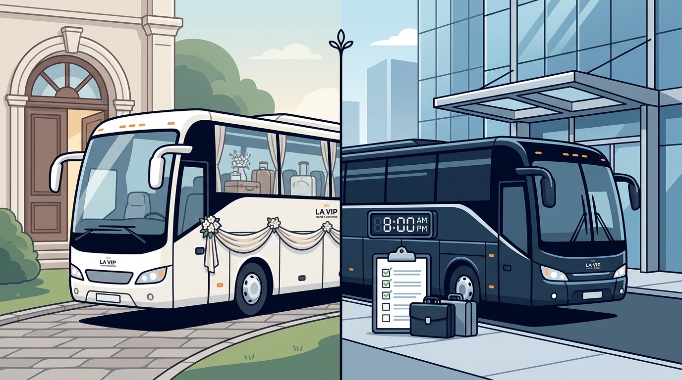 Wedding vs Corporate: How to Book Group Transportation