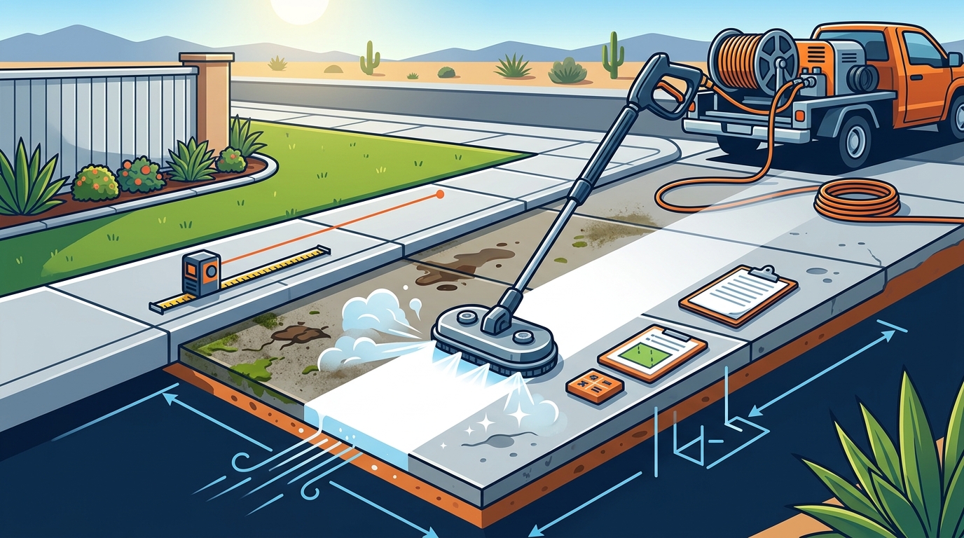 Driveway and Sidewalk Pressure Washing Costs in Victorville, CA