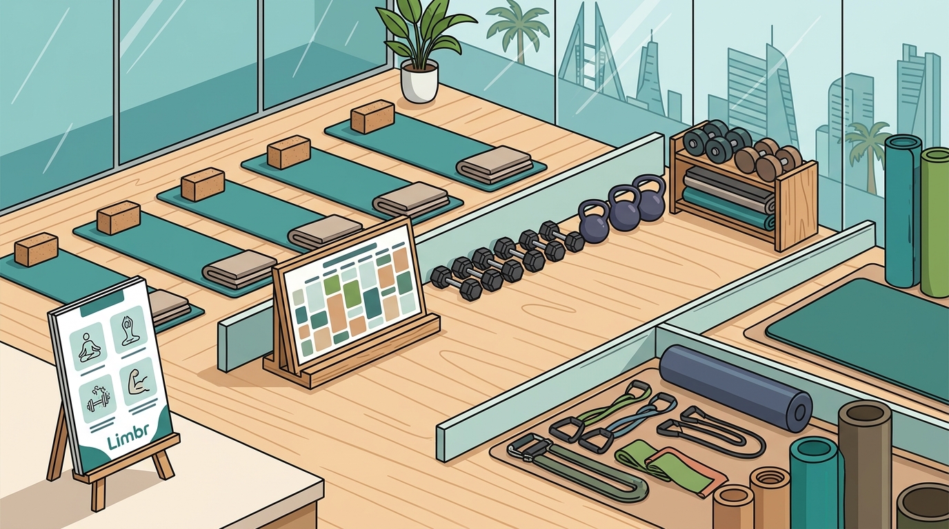 Which Studio in Bahrain Offers Group Yoga and Fitness Classes?