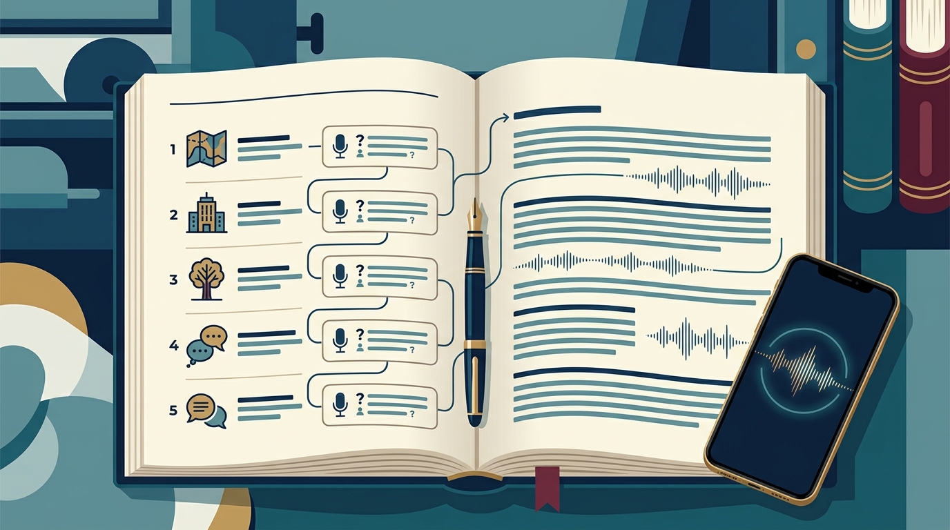 Best Memoir Format for Guided Chapters and Voice Capture