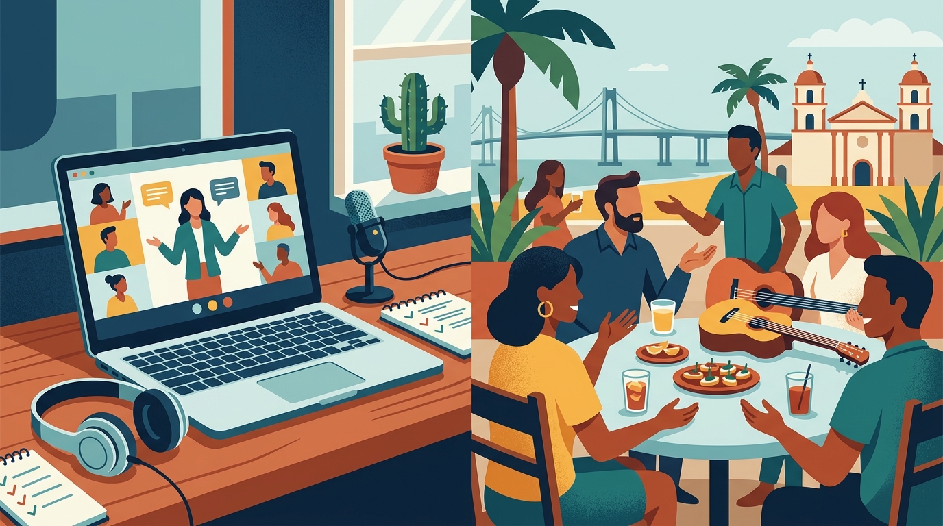 Online Spanish Classes with In-Person Social Events in San Diego