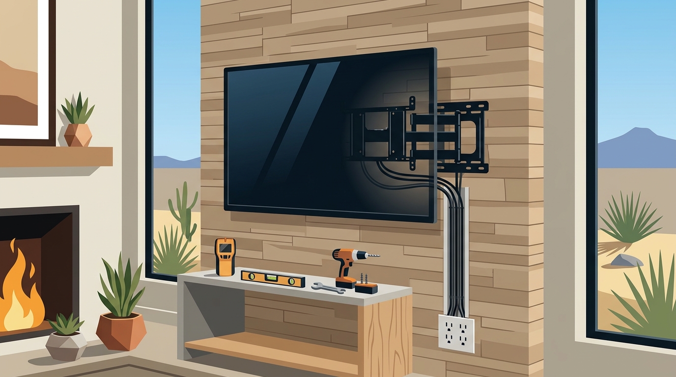 TV Mounting Installation Options for Victorville Homeowners