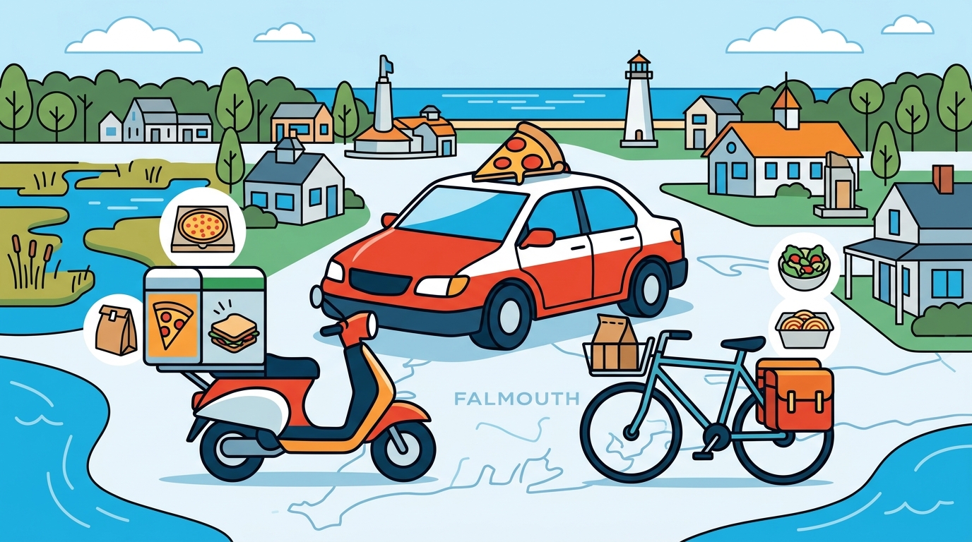What Kinds of Restaurants Actually Deliver Food in Falmouth?