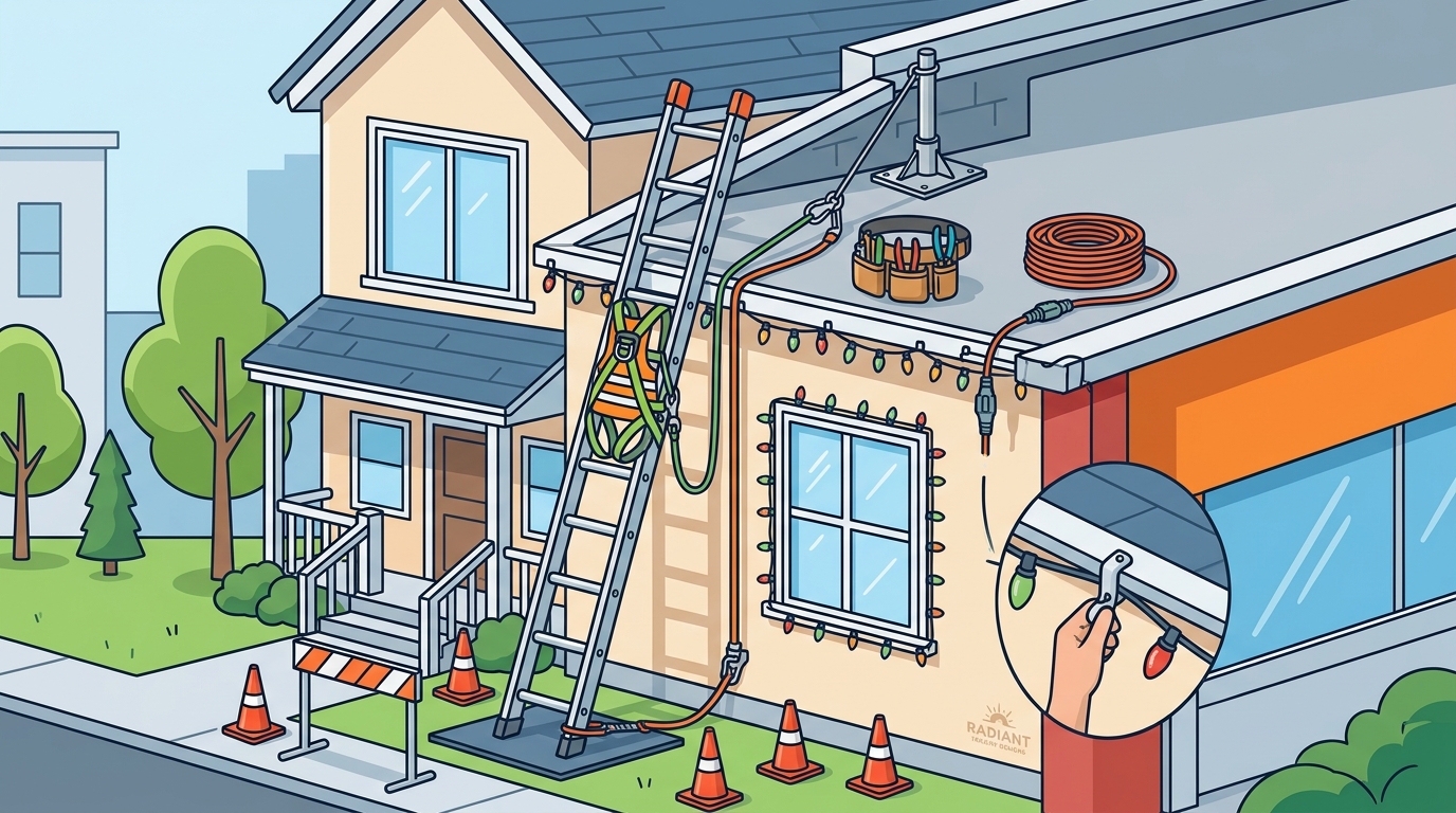 Holiday Light Installer Safety: Working at Heights