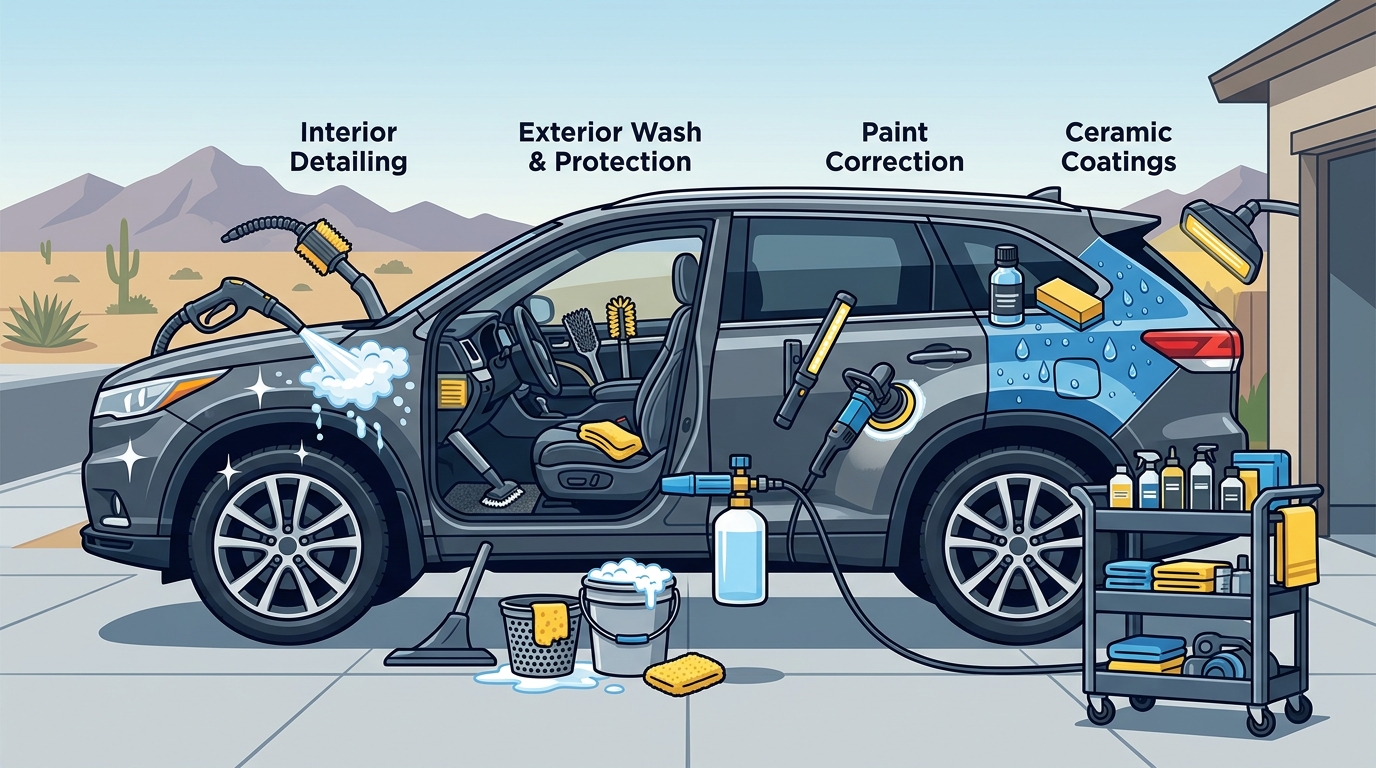 Full-Service Mobile Detailing in Queen Creek, AZ: The 2026 Guide