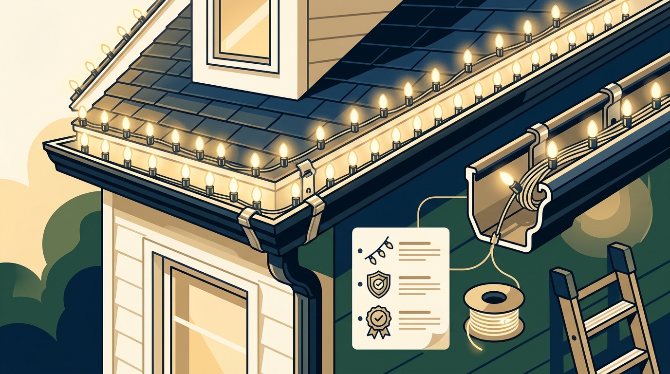 Warm-White Gutter Line Lighting: The 2026 Homeowner's Guide