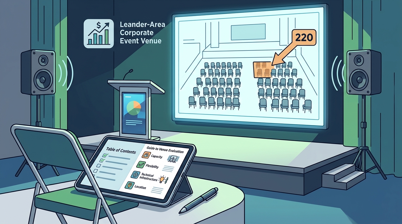 Which Leander-Area Venue Can Host a 200-Person Corporate?