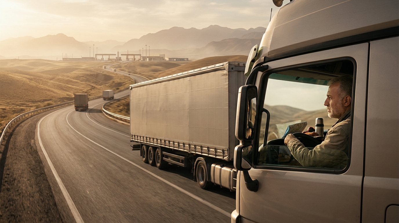 Trucking Onions, Potatoes & Tomatoes from Iran to Iraq, Afgh, &