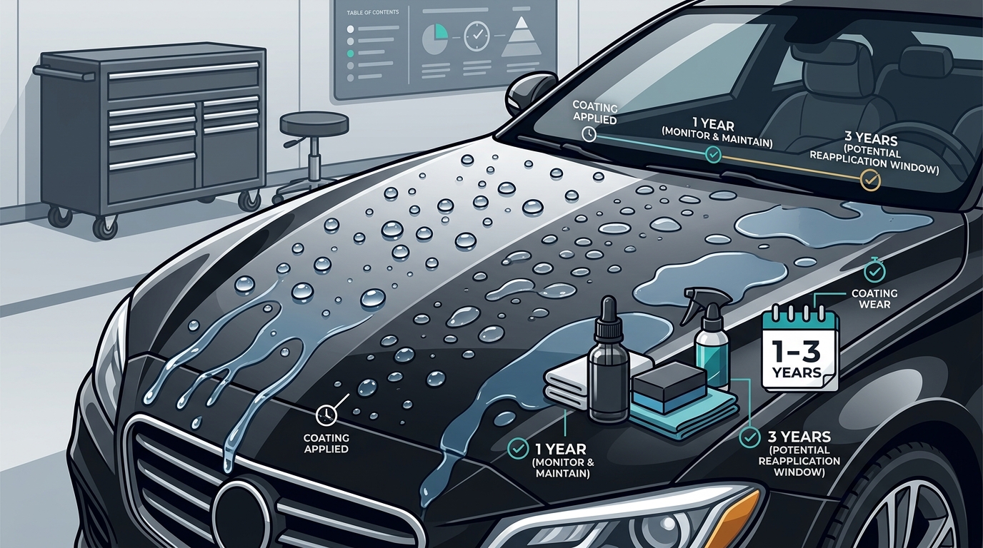 Ceramic Coating Reapplication Guide: Hydrophobic Performance