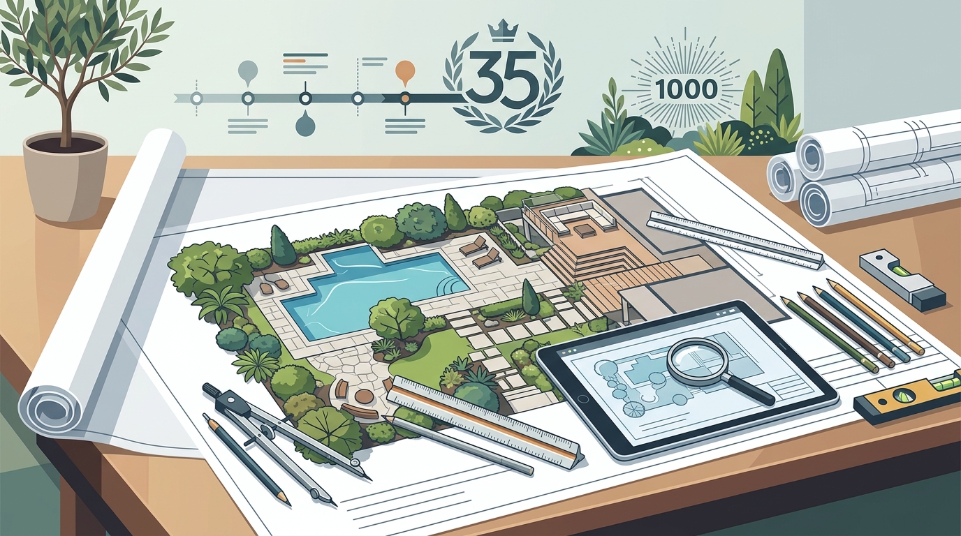Do 35 Years of Experience Influence Luxury Landscape Design in 2